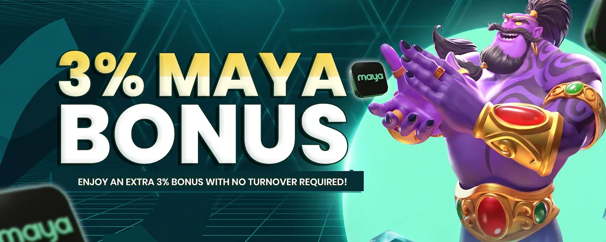 3% back on every Maya deposit