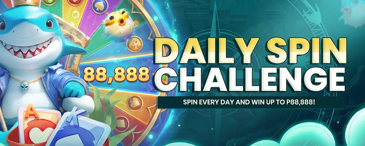 Spin daily to win up to ₱88,888